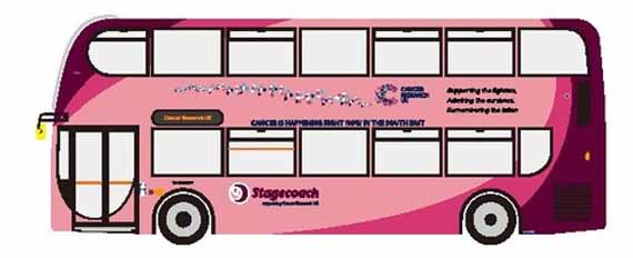 Stagecoach South Alexander Dennis Enviro400MMC Cancer research